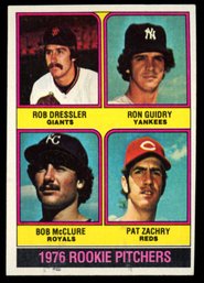 1976 TOPPS RON GUIDRY ROOKIE BASEBALL CARD