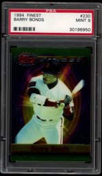 1994 TOPPS FINEST BARRY BONDS PSA 9 BASEBALL CARD