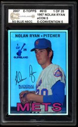 2007 ETOPPS NOLAN RYAN BASEBALL CARD