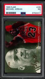 1995 FLAIR MICHAEL JORDAN PSA 7 BASKETBALL CARD