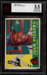 1961 TOPPS JUAN PIZARRO BVG 5.5 BASEBALL CARD