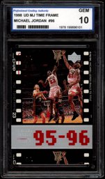 1998 UD MICHAEL JORDAN PGA 10 BASKETBALL CARD