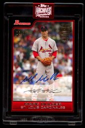 2006 BOWMAN ARCHIVES AUTO /33 MARK MULDER BASEBALL CARD