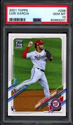 LUIS GARCIA ROOKIE BASEBALL CARD PSA 10