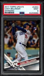 CODY BELLINGER ROOKIE BASEBALL CARD PSA 9