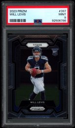 WILL LEVIS ROOKIE FOOTBALL CARD PSA 9