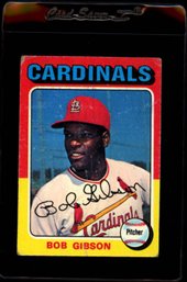 1975 Topps Bob Gibson Baseball Card