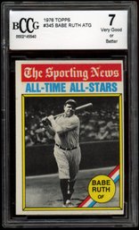 Graded Very Good 7 1976 Topps Babe Ruth Baseball Card