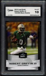 Graded Mint 10 Robert Griffin III Football Rookie Card