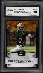 Graded Mint 10 Robert Griffin III Football Rookie Card