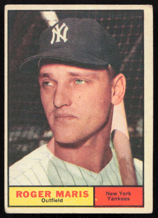1961 TOPPS ROGER MARIS BASEBALL CARD 59090