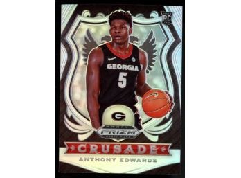 2020 Panini Prizm Draft Picks Crusade Anthony Edwards #81 Silver