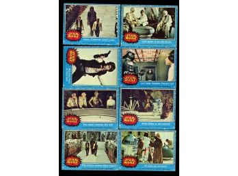 1977 STAR WARS SERIES 1 LOT OF 8