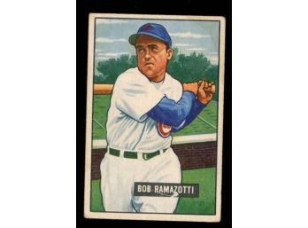 1951 BOWMAN BASEBALL #247 BOB RAMAZOTTI