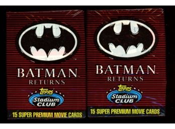 1991 TOPPS STADIUM CLUB BATMAN RETURNS TRADING CARD PACKS