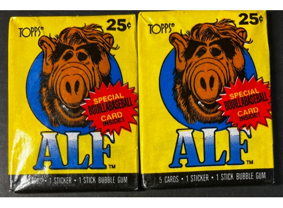 ALF TRADING CARD FACTORY SEALED PACKS