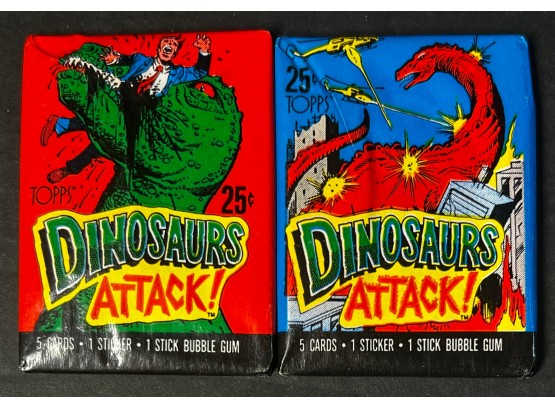 DINOSAURS ATTACK TRADING CARD FACTORY SEALED PACKS