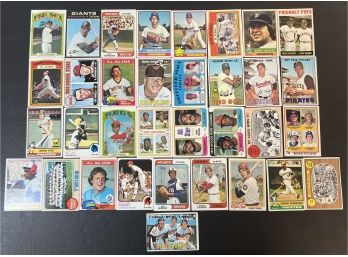 1960S 1970S STAR BASEBALL CARD LOT W/ SOME ROOKIES