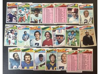 1977 TOPPS FOOTBALL CARD LOT