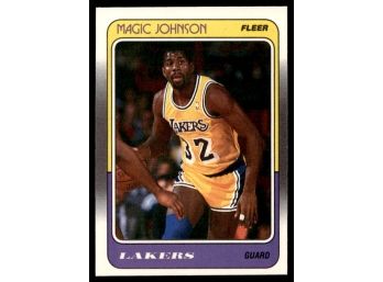 1988 FLEER MAGIC JOHNSON FOOTBALL CARD