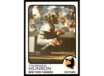 1973 TOPPS THURMON MUNSON BASEBALL CARD