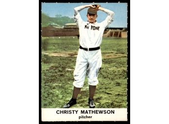 1961 GOLDEN PRESS CHRISTY MATHEWSON BASEBALL CARD