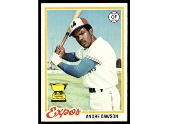 1978 TOPPS ANDRE DAWSON ROOKIE BASEBALL CARD