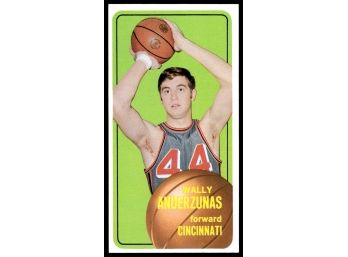 1970 TOPPS WALLY ANDERZUNAS BASKETBALL CARD