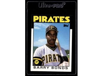 1986 TOPPS BARRY BONDS ROOKIE BASEBALL CARD