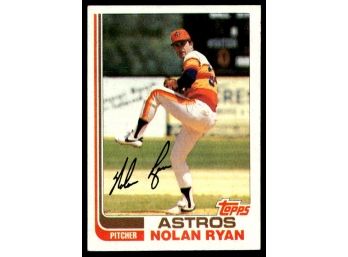 1982 TOPPS NOLAN RYAN BASEBALL CARD