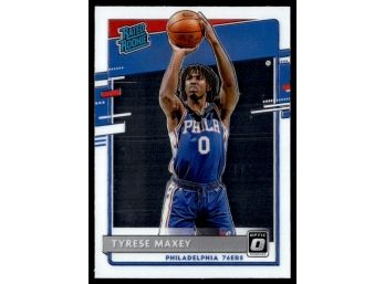 2020 OPTIC TYRESE MAXEY ROOKIE BASKETBALL CARD