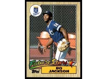 1987 TOPPS BO JACKSON ROOKIE BASEBALL CARD