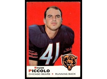 1969 BRYAN PICCOLO ROOKIE TOPPS FOOTBALL