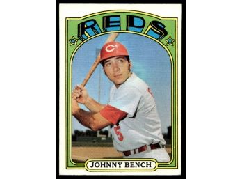 1972 TOPPS JOHNNY BENCH BASEBALL CARD