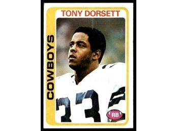 1978 TOPPS TONY DORSETT ROOKIE FOOTBALL CARD