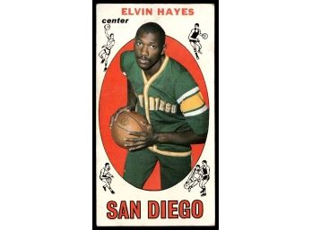 1969 TOPPS ELVIN HAYES ROOKIE FOOTBALL CARD