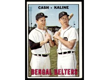 1967 TOPPS KALINE BENGAK BELTERS BASEBALL CARD