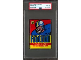1978 TOPPS WAX PACK SEALED FOOTBALL CARDS PSA 8