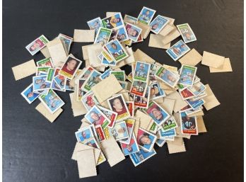 1969 TOPPS STAMPS LOT 100s FOOTBALL CARDS