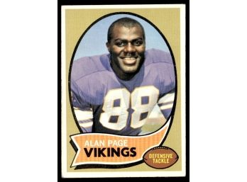 1970 TOPPS ALAN PAGE ROOKIE FOOTBALL CARD