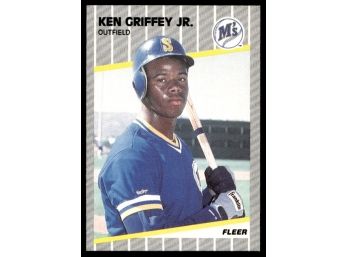 1989 FLEER KEN GRIFFEY JR ROOKIE BASEBALL CARD