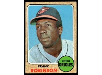 1968 TOPPS FRANK ROBINSON BASBEBALL CARD