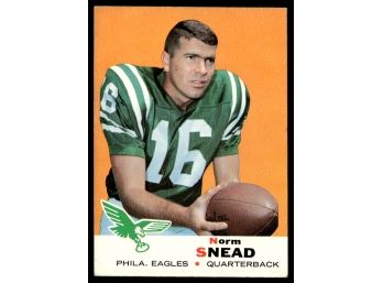 1969 TOPPS NORM SNEAD FOOTBALL CARD