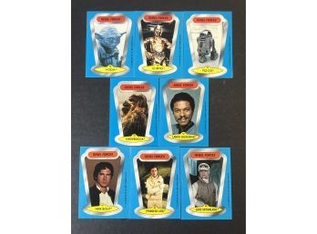 1977 STAR WARS STICKER CARDS MOVIE TV NON SPORT
