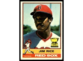 1976 TOPPS JIM RICE ROOKIE BASEBALL CARD