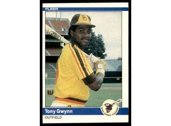 1984 FLEER TONY GWYNN ROOKIE BASEBALL CARD