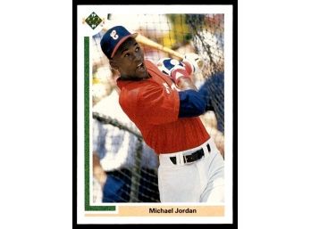 1991 UPPER DECK MICHAEL JORDAN ROOKIE BASEBALL CARD