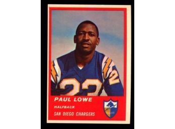 1963 Fleer #69 Paul Lowe