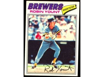 1977 Topps Baseball Robin Yount #635 Milwaukee Brewers Vintage