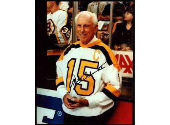 MILT SCHMIDT SIGNED 8X10 PHOTO NHL BOSTON BRUINS AUTOGRAPH